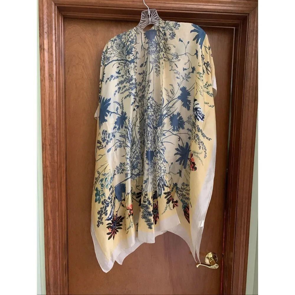 Yellow floral Kimono #stunning #casual wear